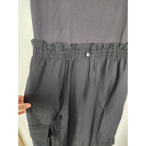 Spanx Women's Sz. M On The Move Maxi Dress In Black Sleeveless - Picture 3 of 7